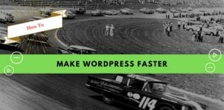 how to make wordpress load faster